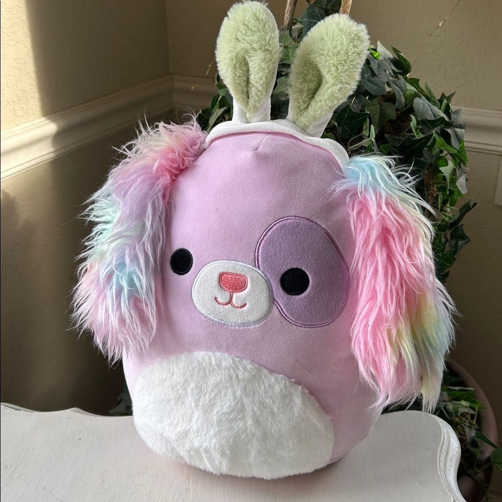 Squishmallows Original Barb, the dog with Bunny Ears Plush New With Tags Easter